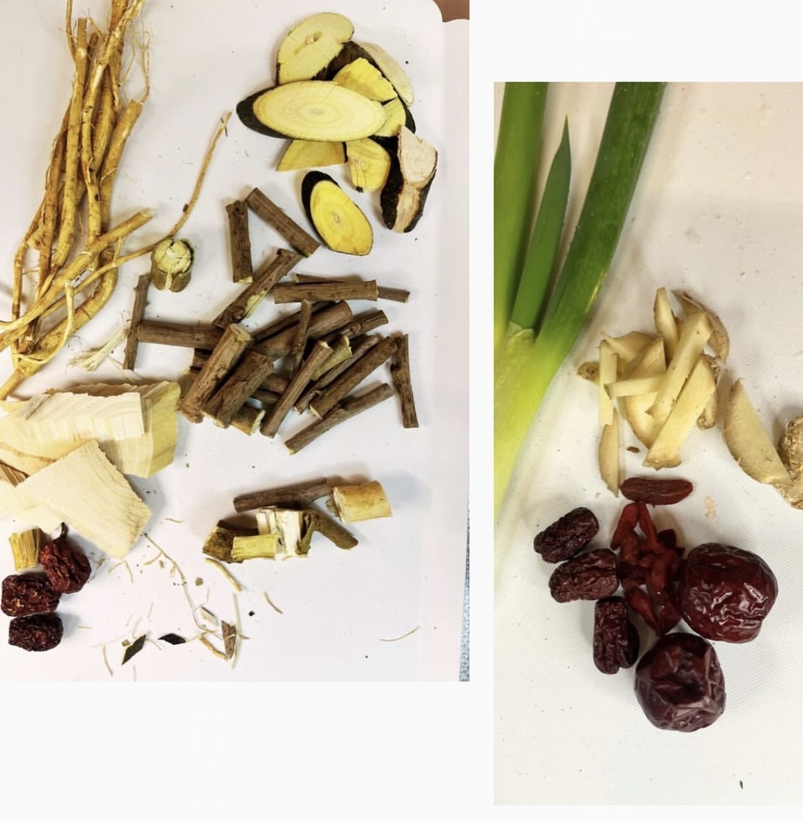 参鶏湯の生薬