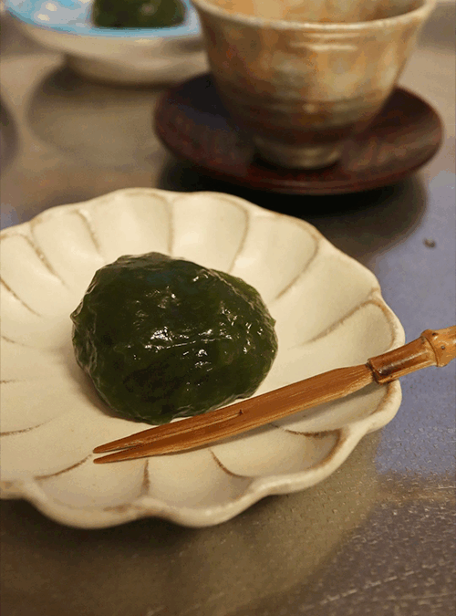 抹茶葛餅を作ってみた